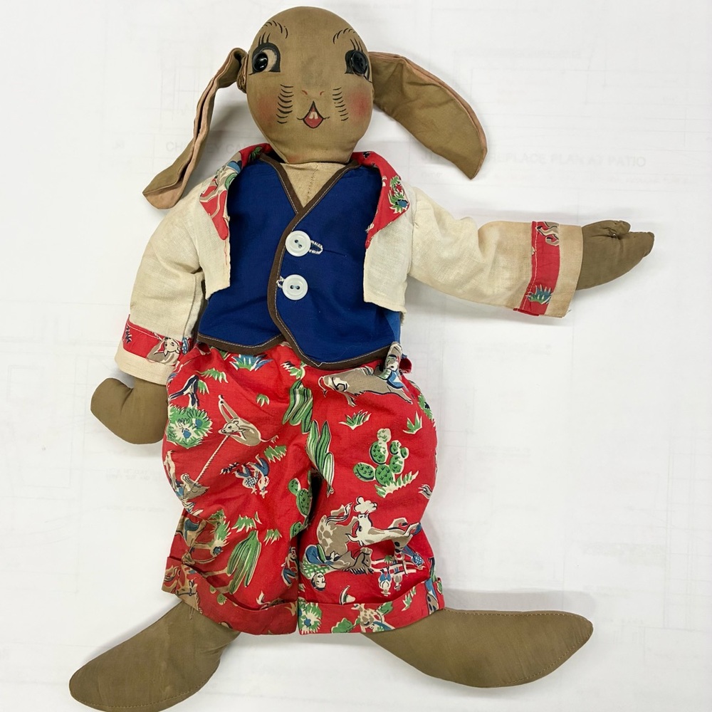 Vintage Uncle Wiggily cloth doll